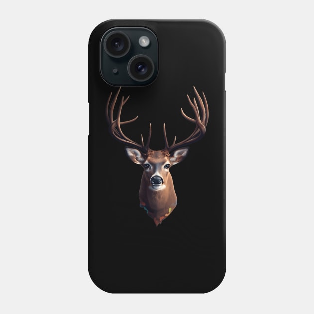 Deer head Phone Case by NomiCrafts