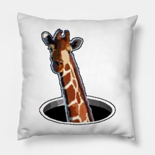 Giraffe Front & Back Pillow