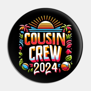 Cruise Crew 2024 Vacation Trip Sailing Squad Matching Family Pin