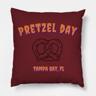 Pretzel Day Hometown Shirt Pillow