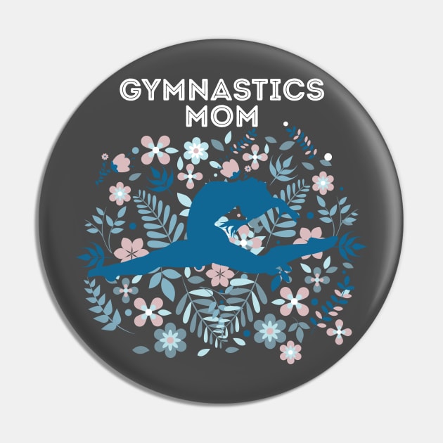 Gymnastics Mom Cheer Pin by cacostadesign