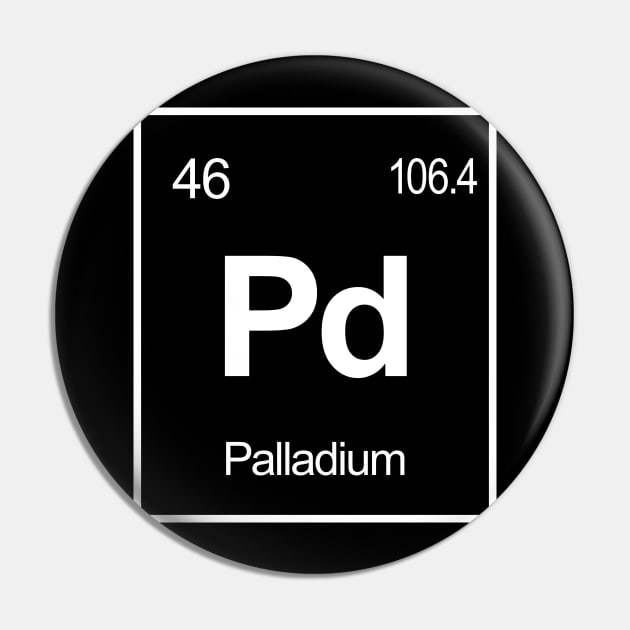 Pd Element of Palladium - Periodic Table Elements Palladium Pin by Mash92