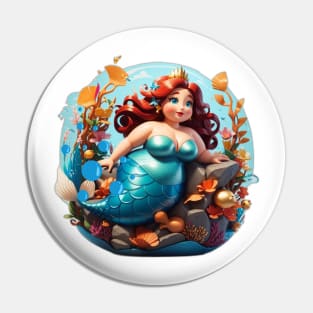 Plus Size Beauty in a Mermaid World Pin