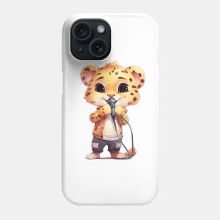 Cheetah Singing Phone Case