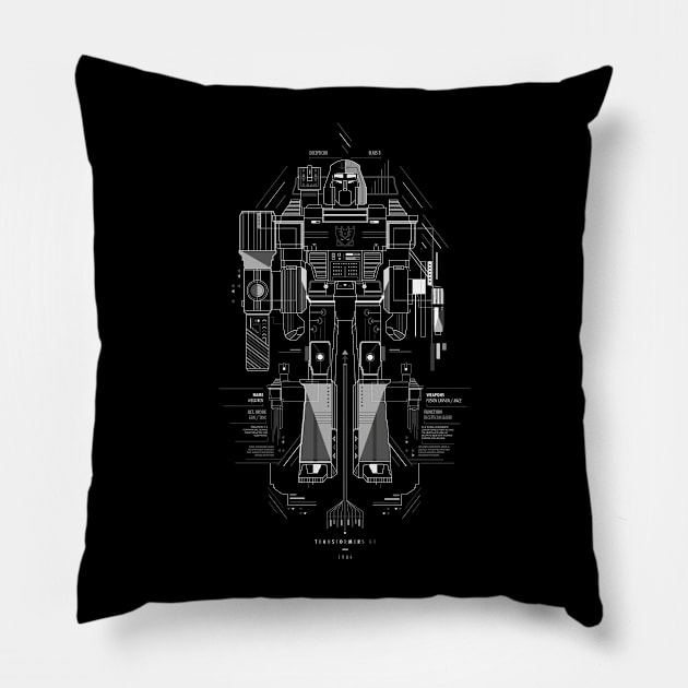 Megatron Pillow by PetrosAfshar