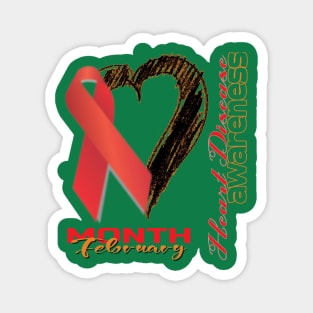 Heart disease awareness month Magnet