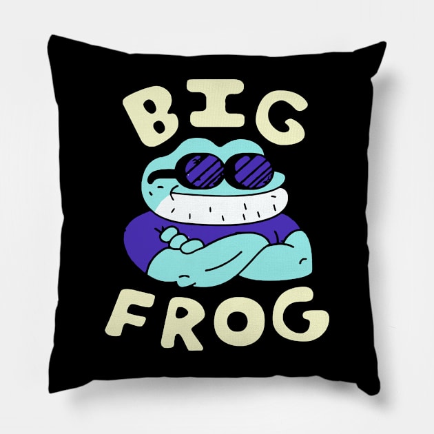 Amphibia - Big Frog Pillow by Virkalosa