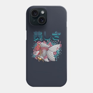 Golden Oni Fish Phone Case