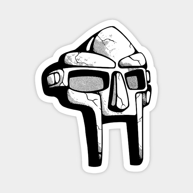 MF DOOM STATUE Magnet by Ironink