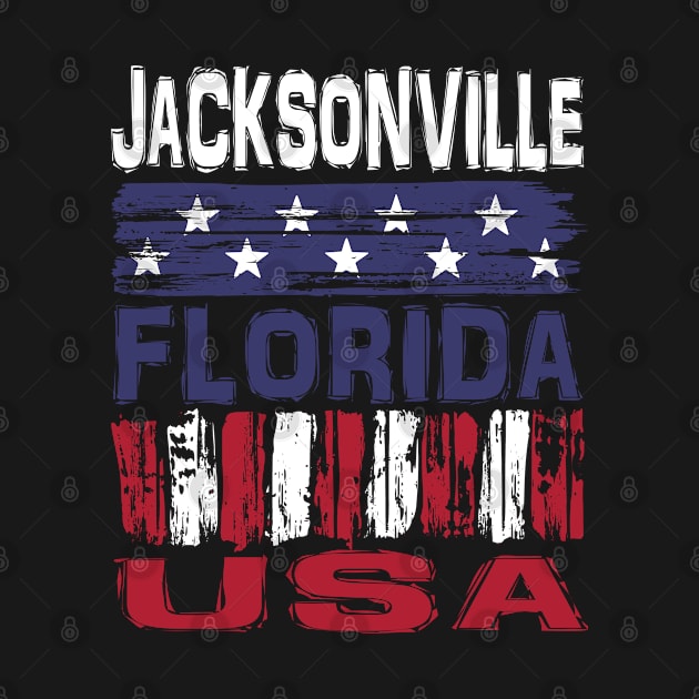 Jacksonville Florida USA T-Shirt by Nerd_art