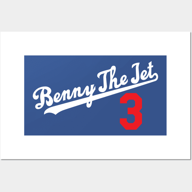 The last Dodgers steal of home was by Benny 'The Jet' in 'The