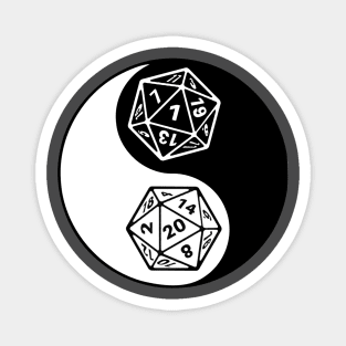 Dice Yin Yang Magnet