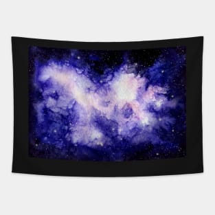 Watercolor Outer Space, Shine and Galaxy Tapestry