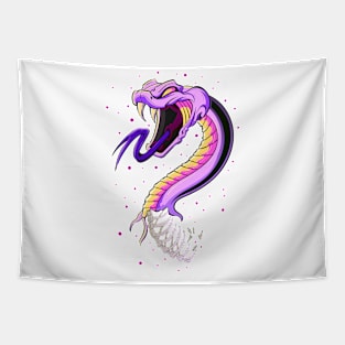 The great Japanese Snake 3 - Venomous creature - Illustration Tapestry