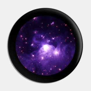 Purple nebula with stars Pin