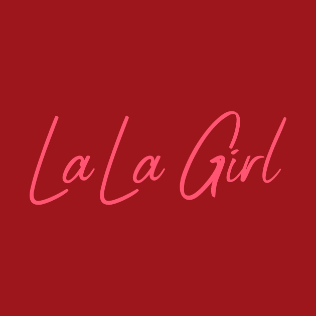 lala girl fuschia design by Preston James Designs