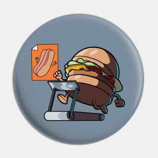 Run Burger Run Pin