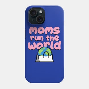 Moms Run The World Mother's Day Gift Phone Case