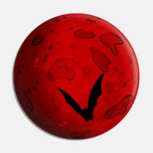 Blood Vampire Moon Pin