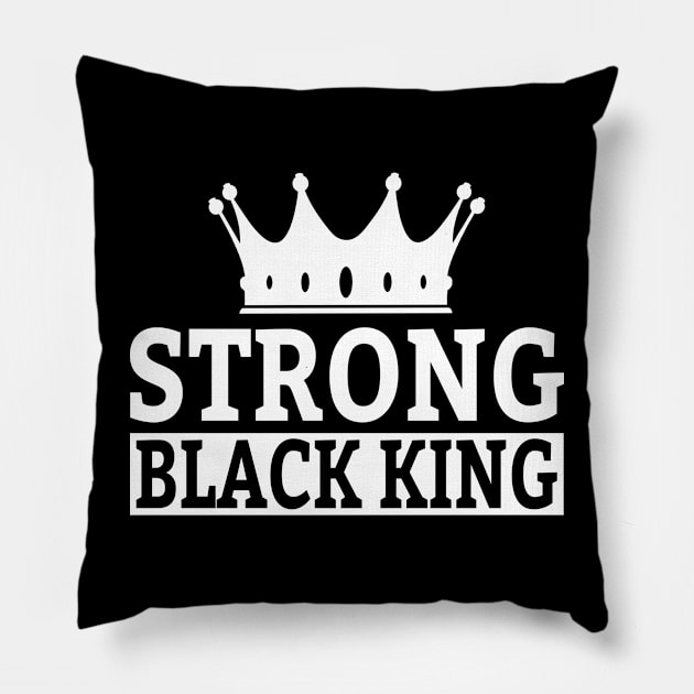 Afrinubi - Strong Black King Pillow by Afrinubi™