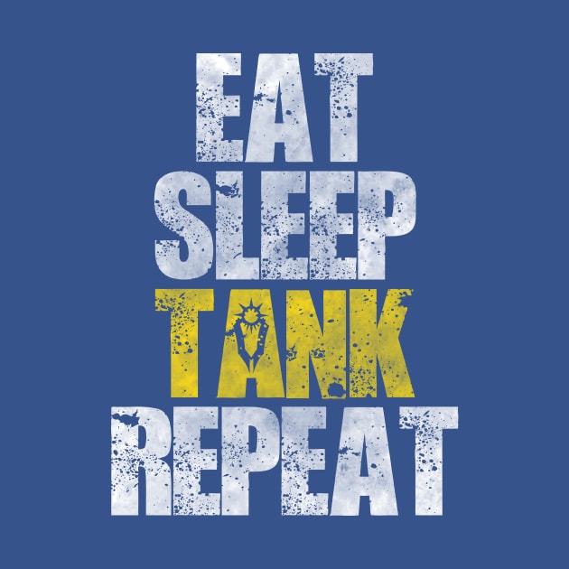 Eat Sleep Tank Repeat by WinterWolfDesign