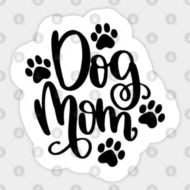 mom dog sticker sunflower teepublic