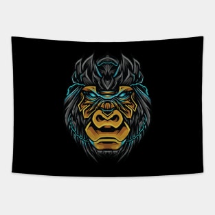 ornament gorilla head Tapestry