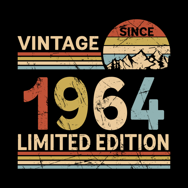 Vintage Since 1964 Limited Edition 59th Birthday Gift Vintage Men's by Schoenberger Willard