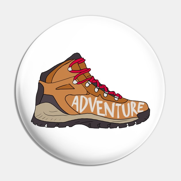 Adventure Hike Boot Pin by AlishaMSchil