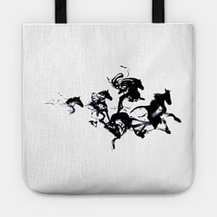 Black Horses Tote