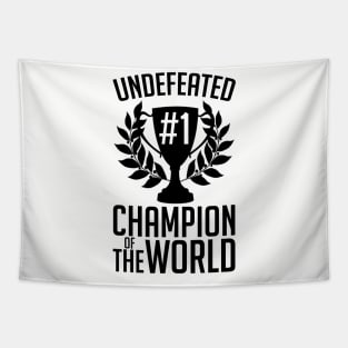 Undefeated Champion of the World Tapestry