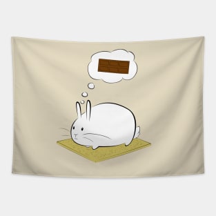 S'more Bunnies- Marshmallow Variant Tapestry