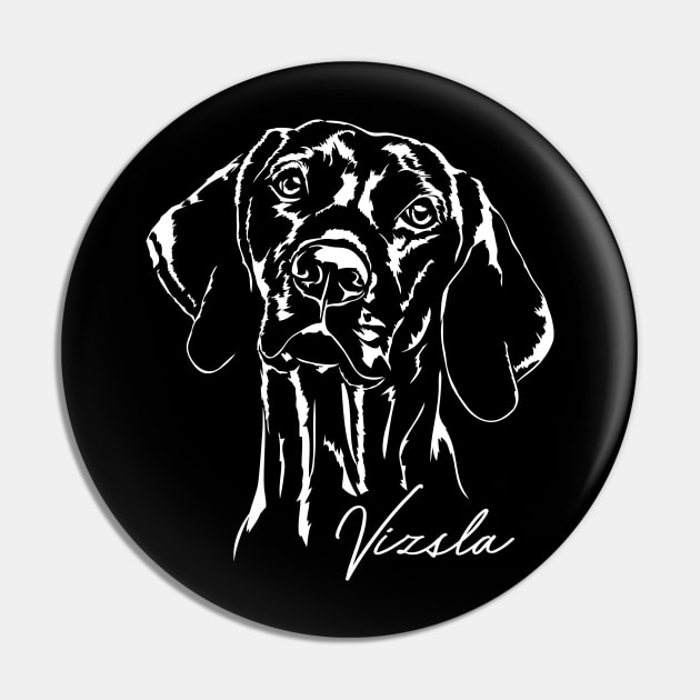 Hungarian Vizsla dog lover portrait Pin by wilsigns