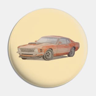 muscle car Pin