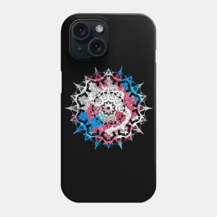 Subtle Tie Dye Mandala Flag Phone Case