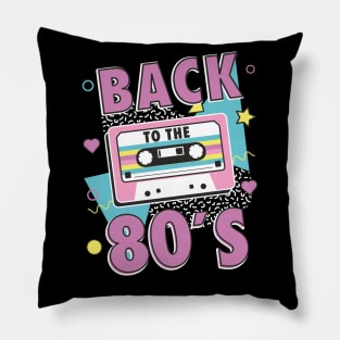 80s Back to the Eighties Pillow