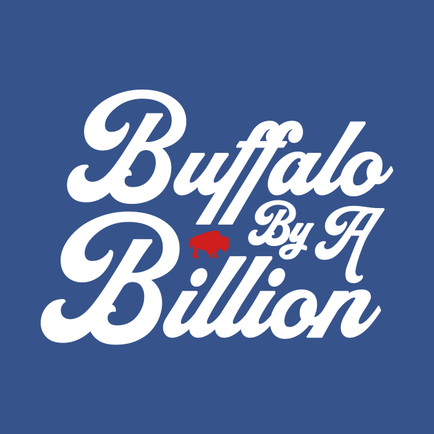 Buffalo By A Billion Football by PodDesignShop