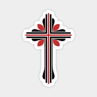 Cross of the Lord and Savior Jesus Christ, a symbol of crucifixion and salvation. Magnet