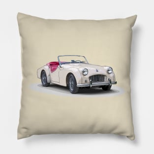 1957 Triumph TR3 Pillow