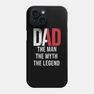 Maltese Dad The Man The Myth The Legend - Gift for Maltese Dad With Roots From Maltese Phone Case