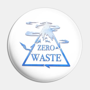 Zero Waste mountain Pin
