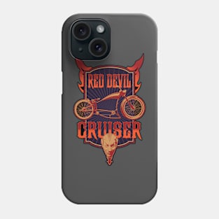 Red Devil Cruiser Phone Case