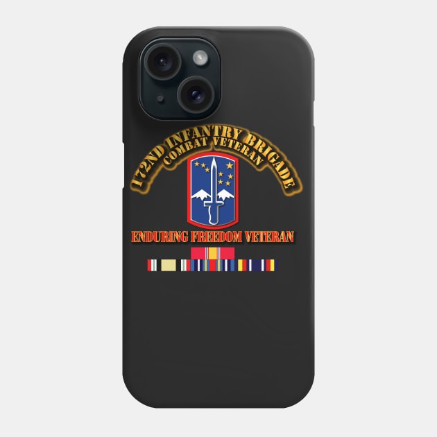 172nd Infantry Brigade - Enduring Freedom Veteran Phone Case by twix123844