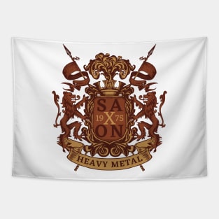 vintage saxon logo Tapestry