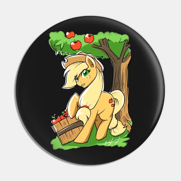 Applejack Pin by slifertheskydragon