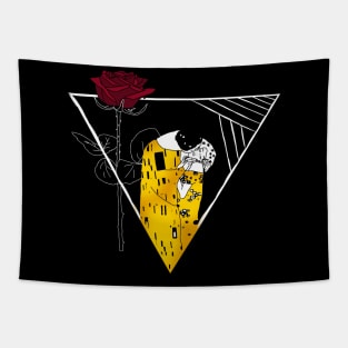 aesthetic kiss Tapestry