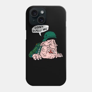 don't bully me. funny anti racism cartoon. feminist/left wing. Phone Case