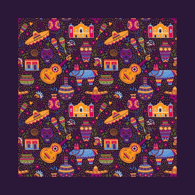 Mexico colorful pattern by yuliia_bahniuk