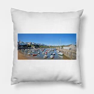 Tenby Harbour Beach, Pembrokeshire Pillow