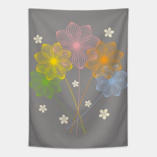 Blooming Flowers Tapestry